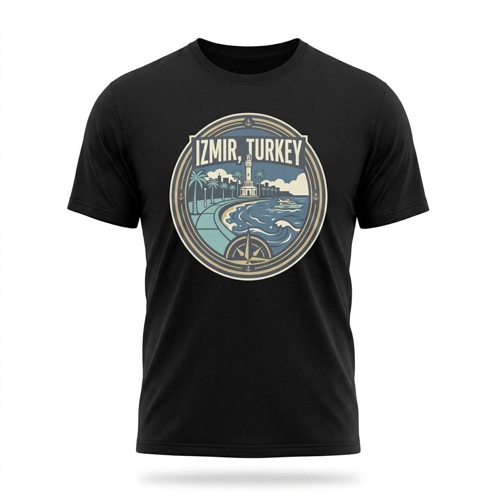 Izmir Turkey Aegean Coast Graphic T-Shirt Unisex Travel Tee