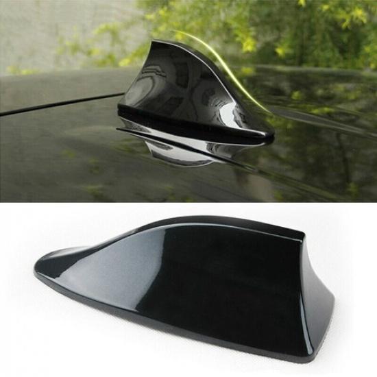 For Toyota Corolla Shark Fin Roof Antenna Aerial FM/AM Radio Signal Cover Black