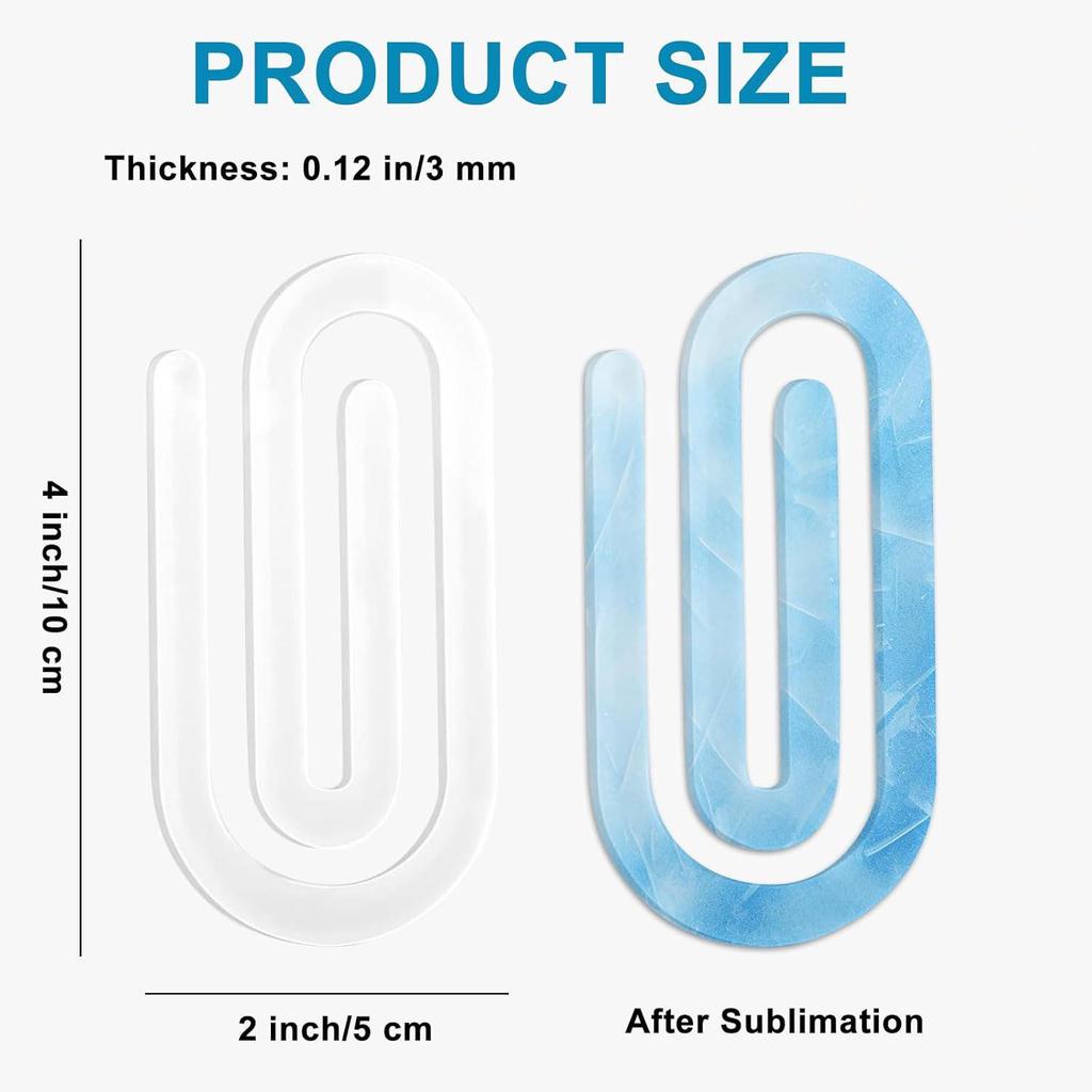 Acrylic Bookmark and Card Holder - Heat Press Pattern Printing