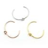 Rose Gold Knotted Open Copper Bracelet - Unisex Fashion Jewelry for Couples