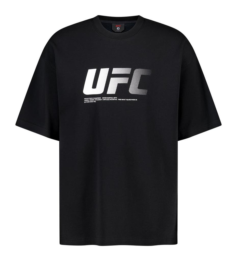 UFC SPORT Ufc Zero 100 Oversized Short Sleeve T-Shirt Black U4Ssx2312Bk