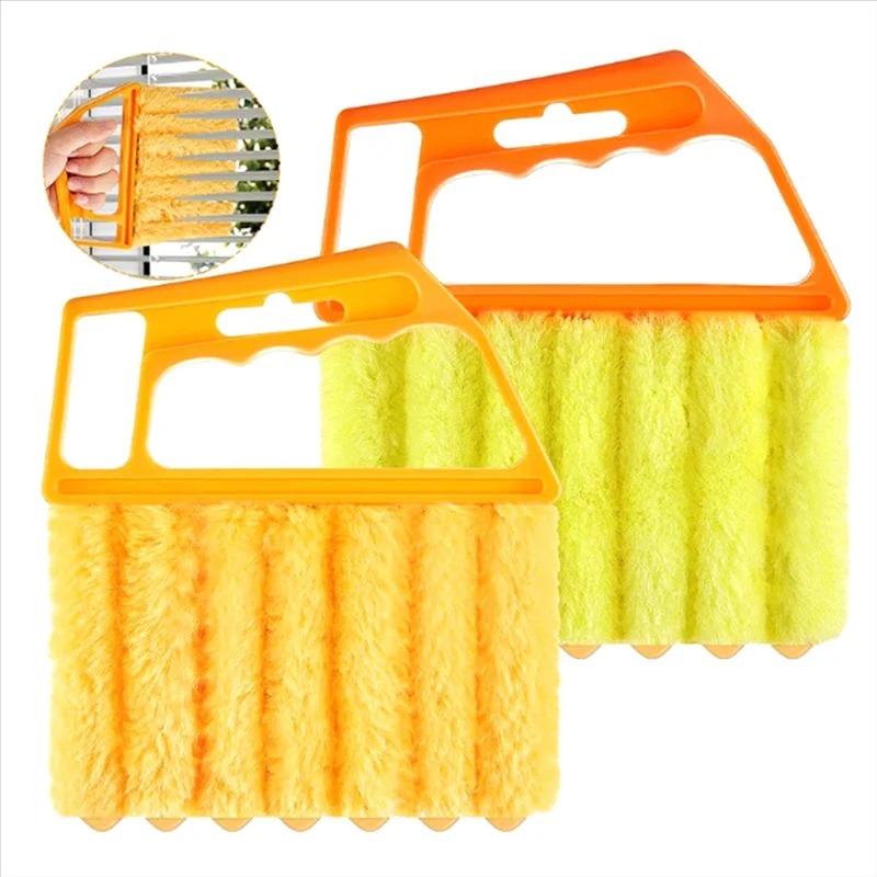 Fensterreinigungsbürste Mikrofaser Klimaanlage Reinigung Staubtuch Reiniger Waschen Jalousie Klinge Reinigungstuch Küchenwerkzeug