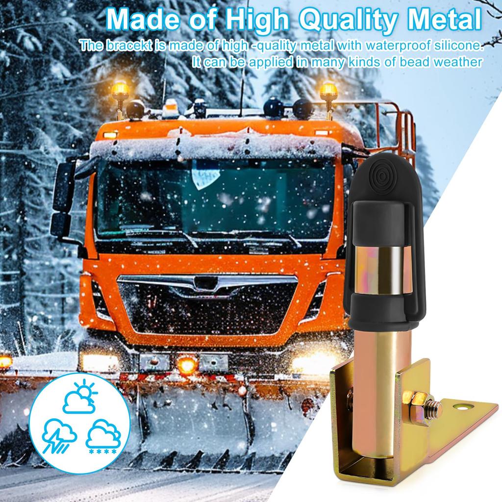Biqing 1pc Warning Light Bracket for Forklift, Tractor, Truck, Engineering Vehicle Flashing Swivel Warning Light Mounting Hardware L Shape