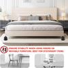 4Pcs Heavy Duty Furniture Riser Round Rubber Sofa Riser Supports Up to 6000 lbs for Sofa Table Bed Chair Bottom Leg Raiser