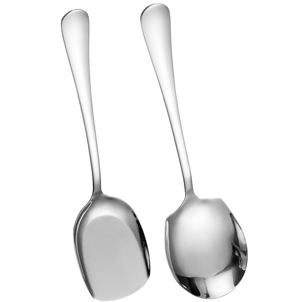 Premium Stainless Steel Large Serving Spoon Serving Spoons for Home Hotel Restaurant Use Scratch Resistant