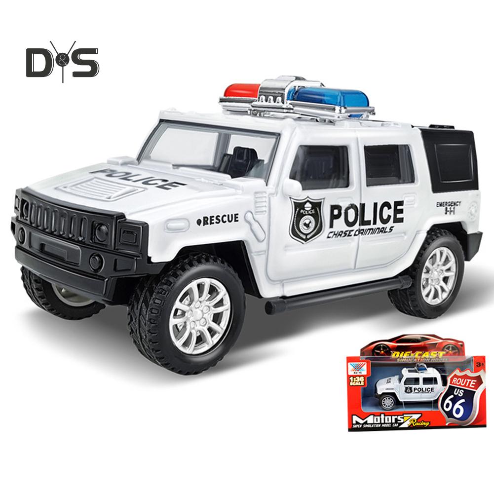 Hrajte si s vámi Policejní auto Auto Odtahovací vůz Model dětské hračky Vánoční dárek