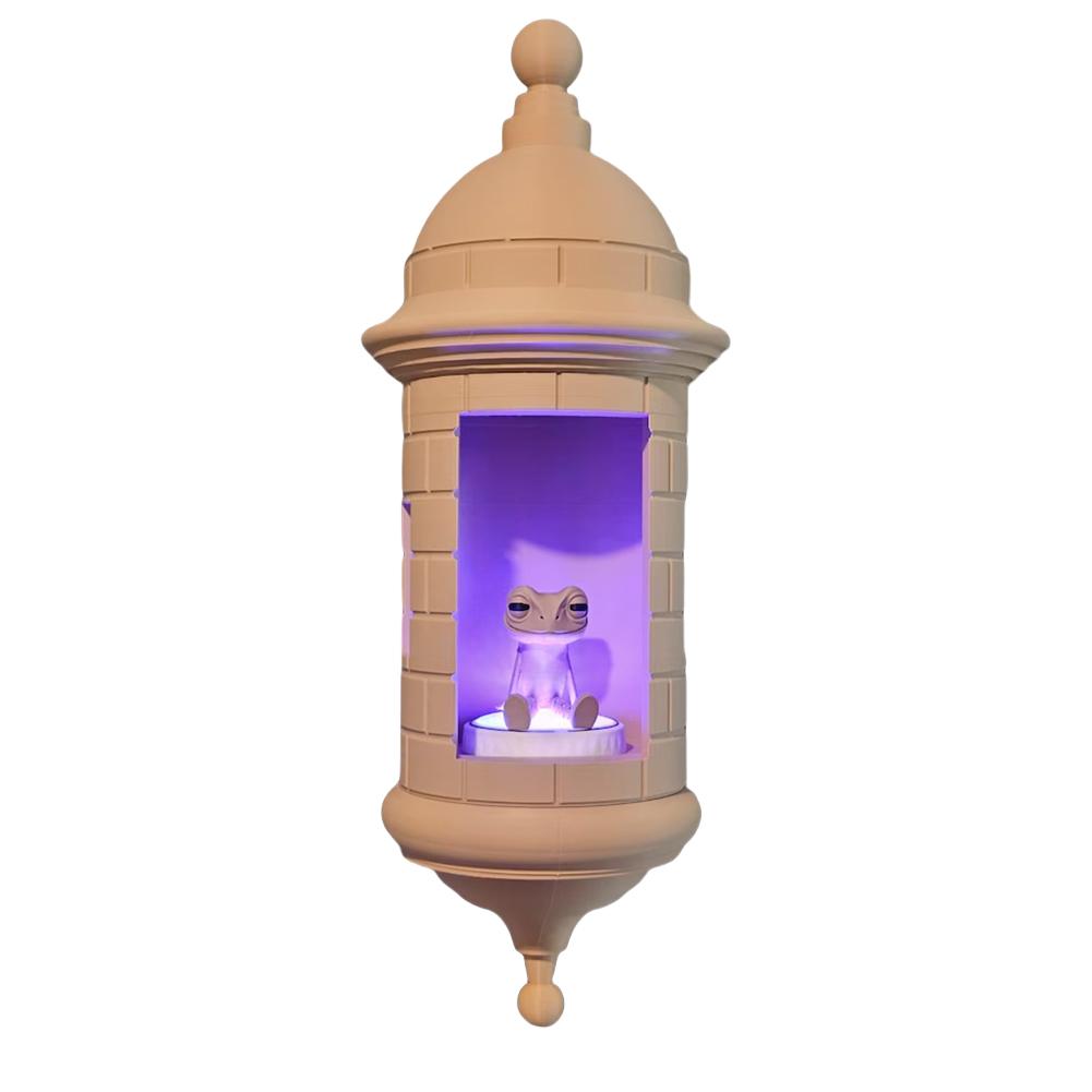 Frog Wall Lamp Decor Home Decoration Night Light Amphibian Themed Lighting Kids Room Novelty Light with 16 Light Color USB Power