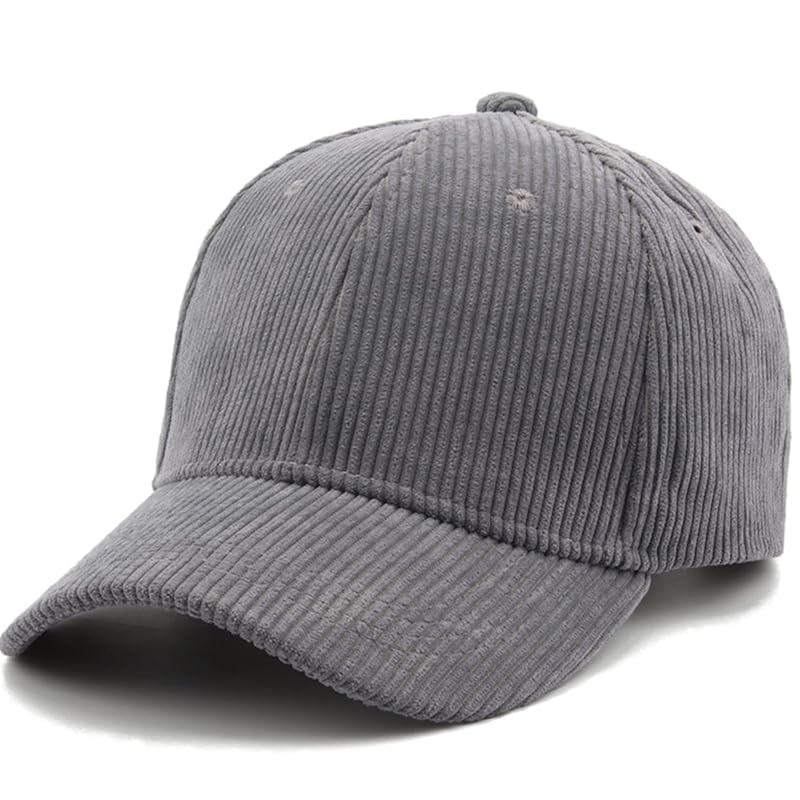 

[Haverly] corduroy cap hat Plain color CORDUROY CAP warm simple unisex outdoor casual awning baseball hat fashionable mountain climbing fishing ball