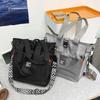 Hong Kong Style Locomotive ins Tide Cool Neutral Mesh Shoulder Bag Japanese and Korean Leisure Large Capacity Messenger Bag