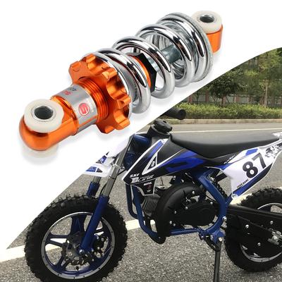 Motorcycle Shock Absorber For 49cc Mini Trot Moto Accessories 125MM 400LB/IN Plated Spring Motor Replacement Damping Pitch