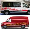 Car Motorhome Camper Van DIY Stripes Mountain Graphics Stickers Decals For Volkswagen VW Crafter Auto Tuning Accessories