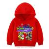 Boys Hoodie Age 4-14 Plants HD Print Zombies Thin Girls Pullover Girls Casual Wear Fall Hoodie Long Sleeve Polyester New Arrivals 2025