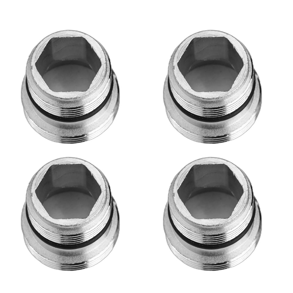 Robust Copper Faucet Connectors 4 Pack from 5 To M22 Male Threads