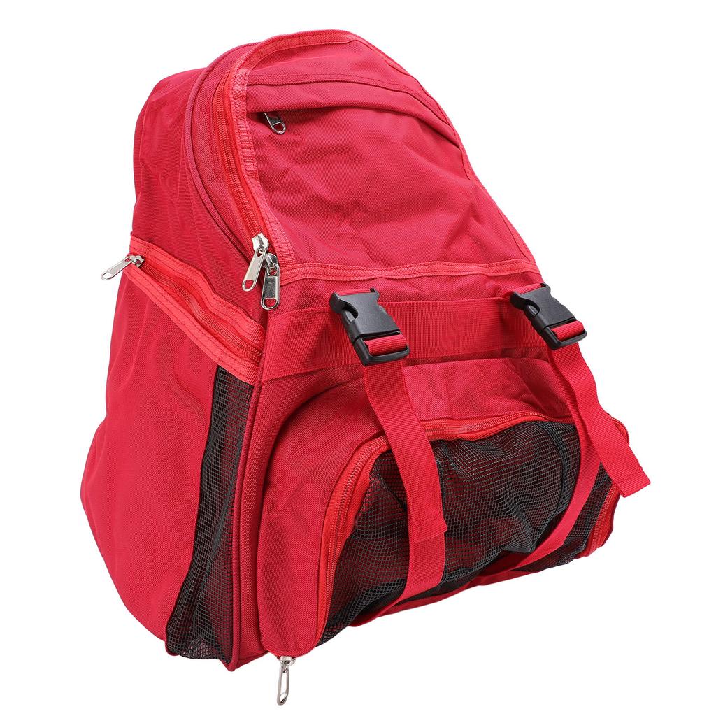 Large Capacity Backpack Oxford Cloth Sports Equipment Tool Bag for Football Basketball Clothing Towel Blue