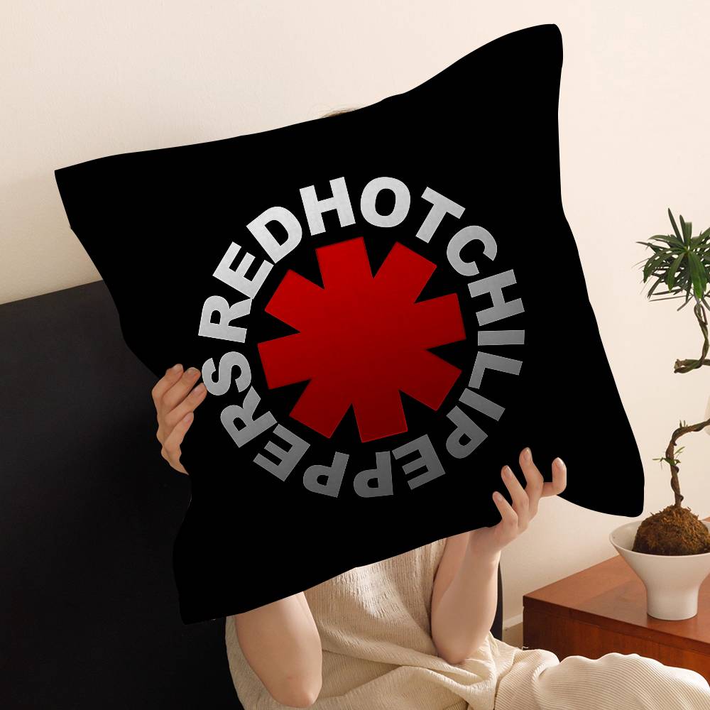 Rock Band R-Red Hot Chilis Pillow Cover Sofa Cushion Cover Home Room Decoration Children Gift
