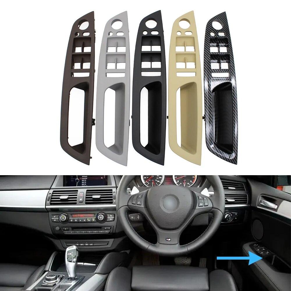 LHD RHD Interior Door Driver Side Armrest Window Switch Panel Cover Trim Replacement For BMW X5 X6 E70 E71 E72 2007-2014
