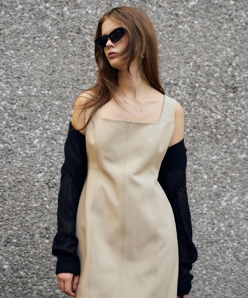 Rene J Square Neck Dress