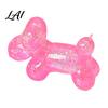 Soft Stress Ball Glitter Balloon Dog Squeeze Toy Relief Transparent Sensory Relaxation Toy Stretchy Animal Shape Fidget for Home Office Classroom