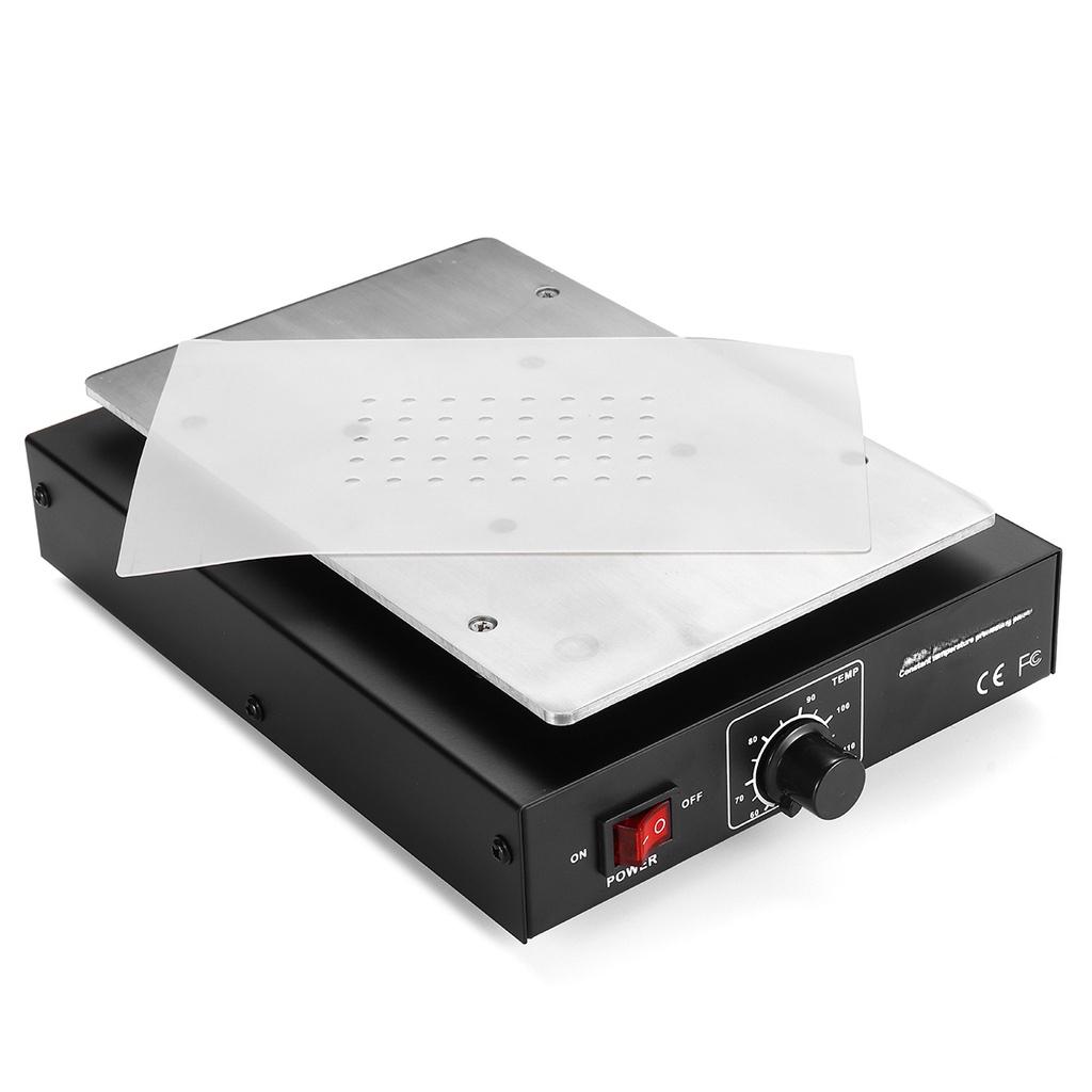 Screen Separator Auto Heating Metal Phone Repair Machine Glass Removal Heating Platform Plate for LCD Screen Separators 450W Black