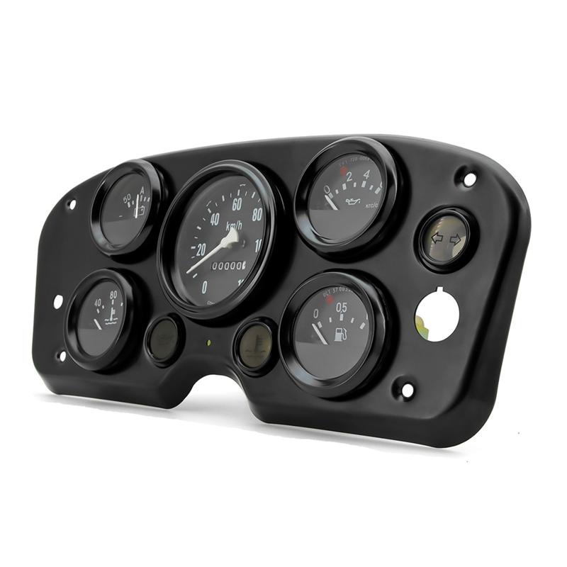 Ac29-Complete Universal 12V 5 In 1 Speedometer With Water Temp And Volt Voltage Gauge For All Motorcycles trument Panel