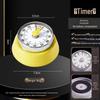 Magnetic Kitchen Timer with Alarm - Mechanical Cooking & Study Reminder