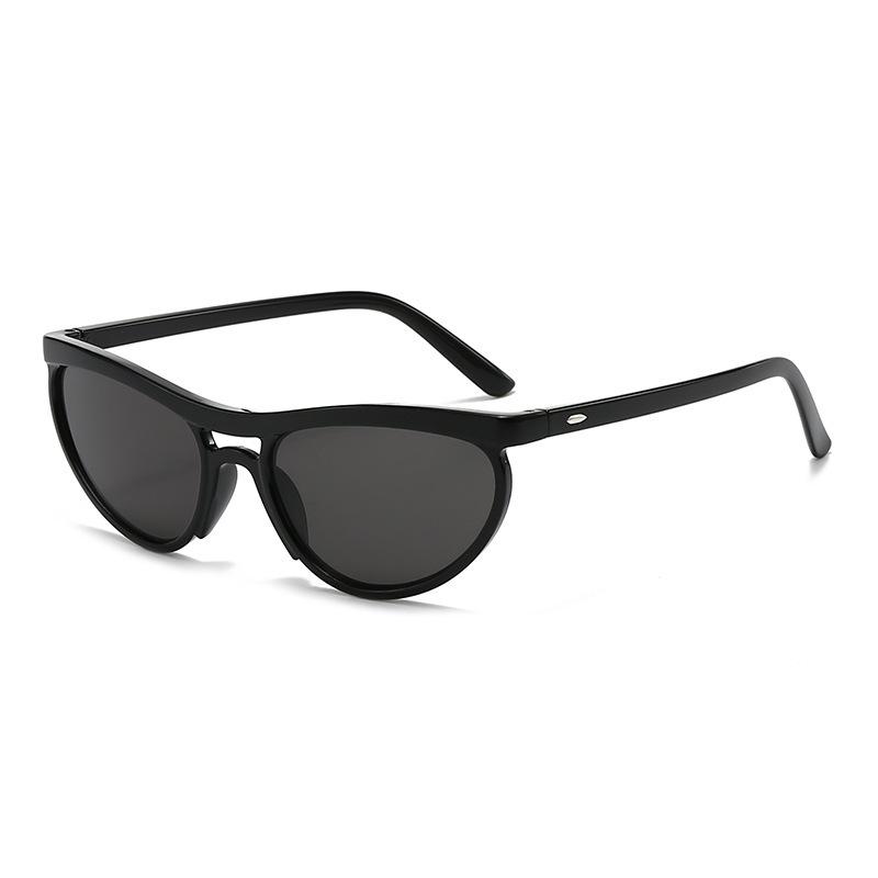New Double Beam Pilot Sunglasses - European & American Fashion Rivet Street Style Trend