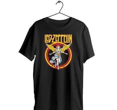 Led Zeppelin Angel - Breathable Polyester T-shirt - Hard Rock/heavy Metal Tee