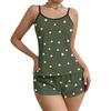 Women Soft 2 Piece Pajamas Set Sleeveless Shorts Set Loungewear Sets Pyjamas Nightwear