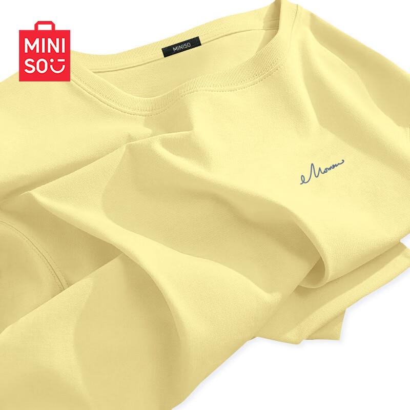MINISO Women's Pure Cotton Short Sleeve T-shirt