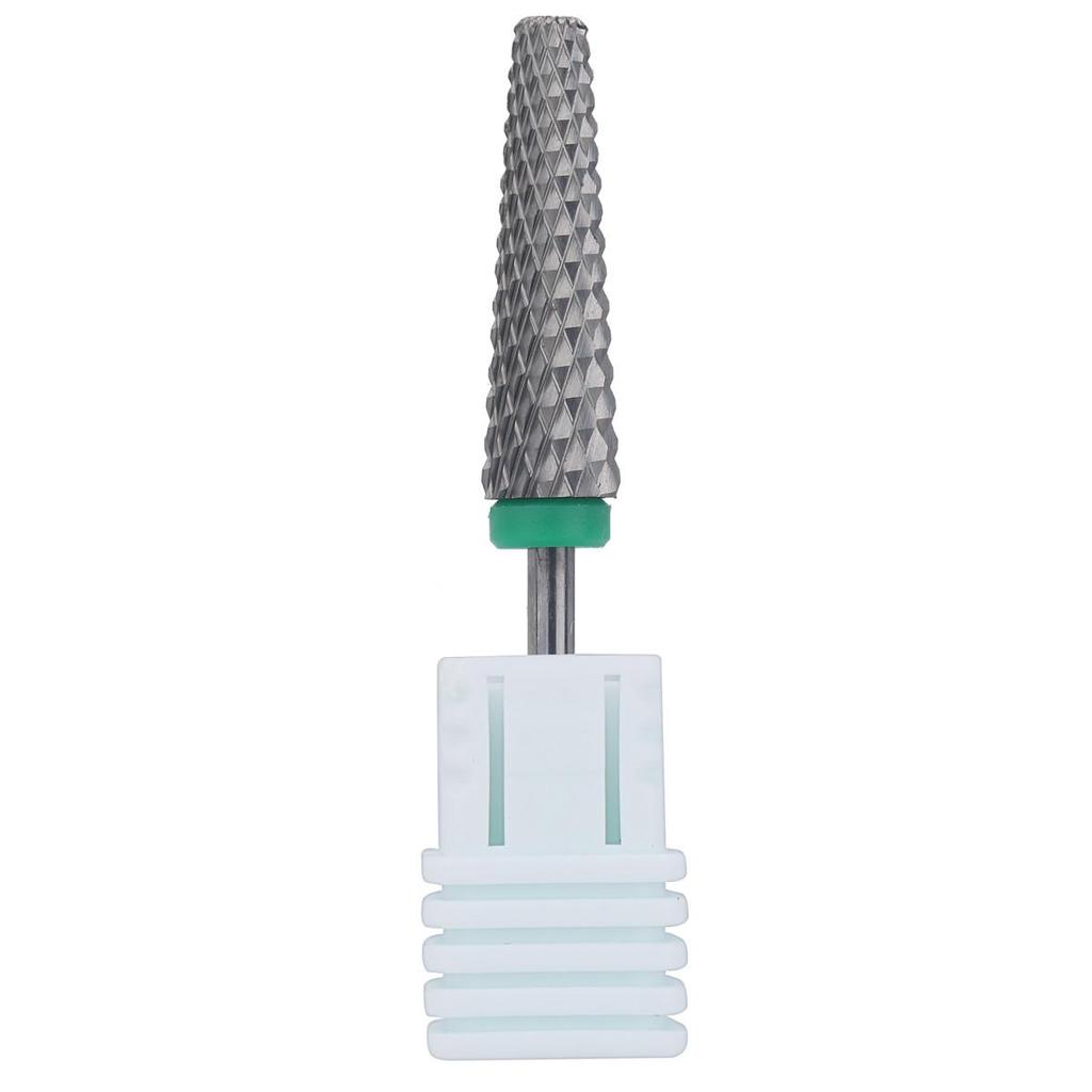 Wysokiej jakości głowica szlifująca ze stali wolframowej, bardzo długa, cylindryczna głowica szlifująca do manicure, szybkie usuwanie paznokci