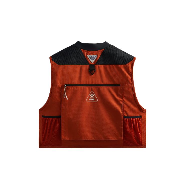 Kith For Columbia Henrys Fork V Vest Sanguine Men Outerwear Orange XM8540-838