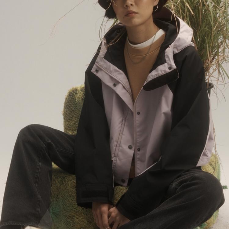 Levis Color Block Krátká bunda s kapucí Dámské bundy Fialová 23452-0000