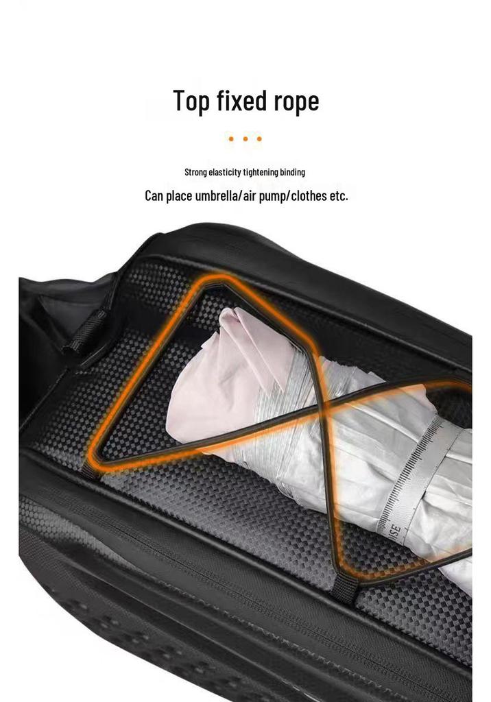 Waterproof Hard Shell Bicycle Rear Bag - Seat Bag & Storage Box Pannier for Mountain Bikes