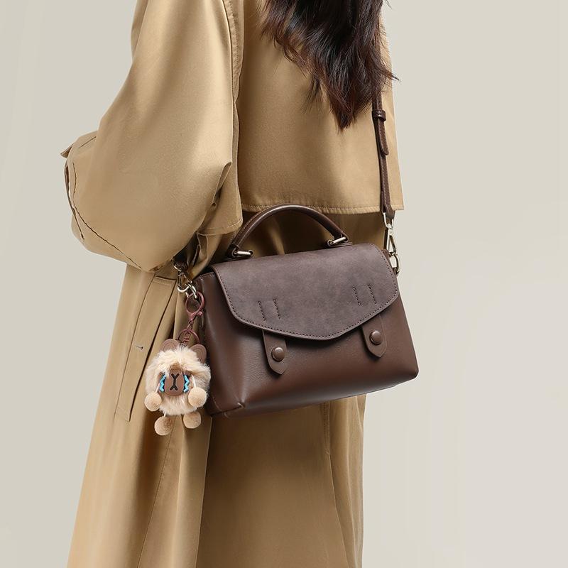 Women's New Autumn and Winter Genuine Leather Women's Crossbody Bag Light Luxury Shoulder Bag