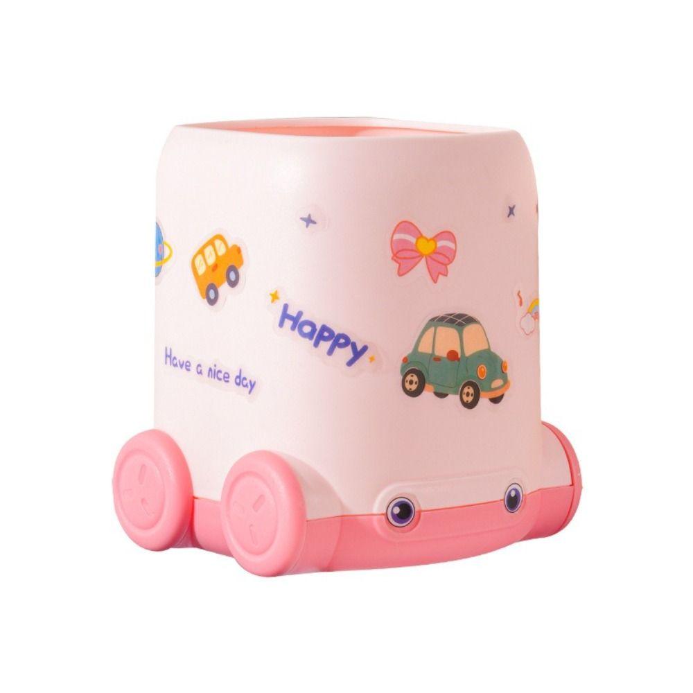 

Car Shape Pen Container Multifunctional Stationery Storage Bucket Pen Holder School Office фіолетовий