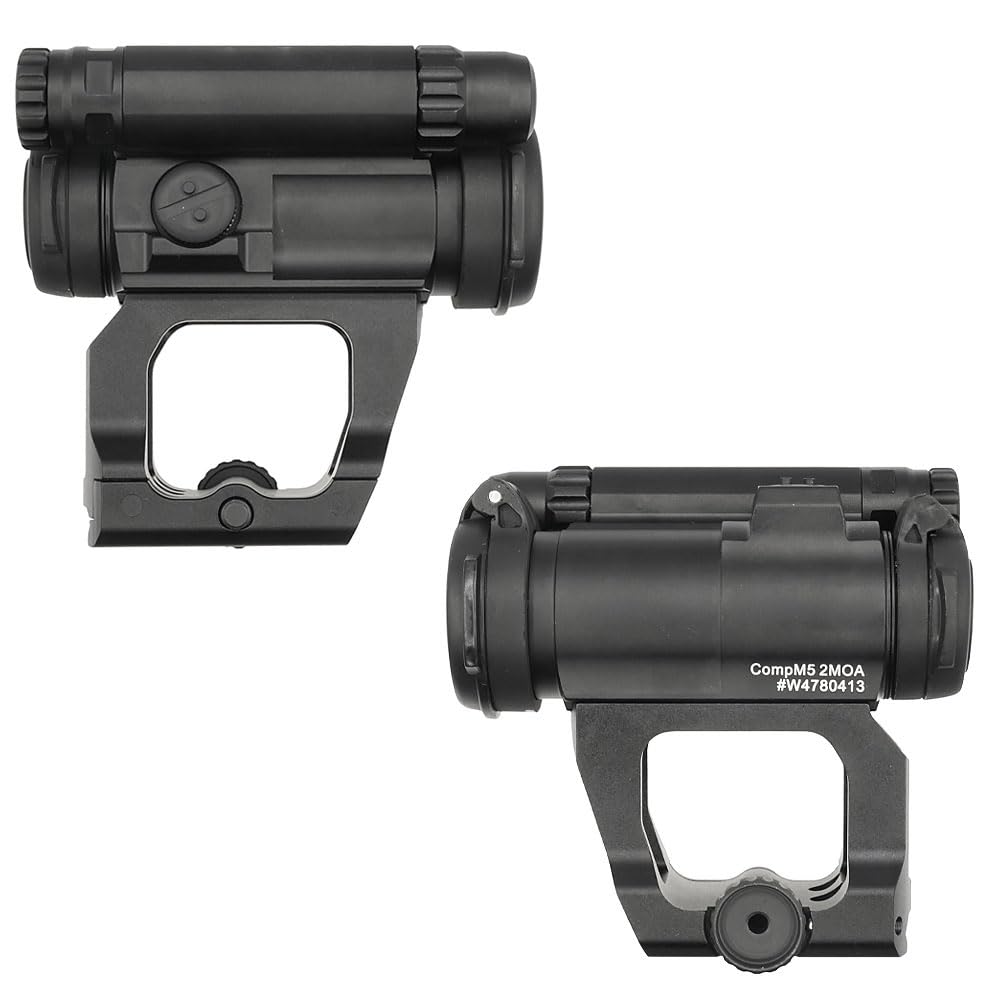 [Military Garage] Evolution Gear COMP M5 Red Dot Sight & 20mm Rail Scalar Type 1.93" High Mount Replica Set