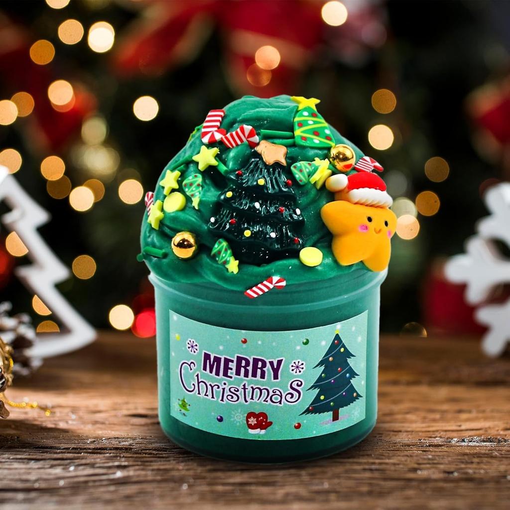 Slime Advent Calendar 2025 , Countdown Calendars 24 Days of Surprises with Slime Kit Funny Gifts for Kid,3.4.5.6...