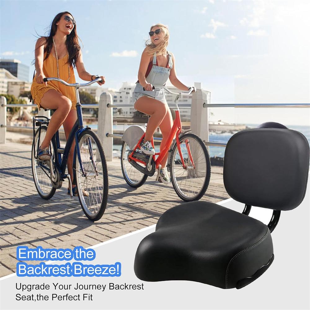 Bequeme Fahrradsitzkissen für Männer/Frauen, Superweiches breites Sitzpolster, Adaptive Bewegung, Mit Memory-Schaum gepolstert, für Fahrräder, Mountainbikes