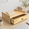 Scale Stand Organizer with Pull-out Drawer Low-Profile Desktop