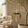 Hanging Planter Ballet Dancer Planter Decorative Flower Pot for Indoor Outdoor Garden Cute Space-saving Plant Hanger Succulents Spider Plant,