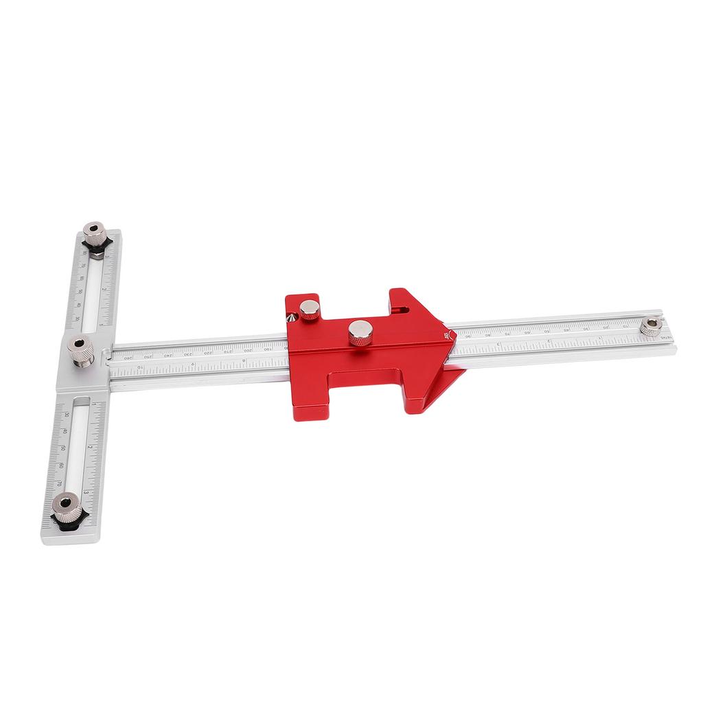 5 in 1 Cabinet Hardware Jig 7.5 Inch Adjustable Hole Distance 30 45 60 90 120 135 Degree Woodworking Scriber Drill
