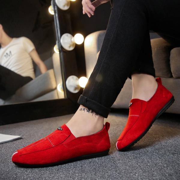 Velvet Autumn Men's Flat Shoes Casual Leather Loafers Size 40-44**