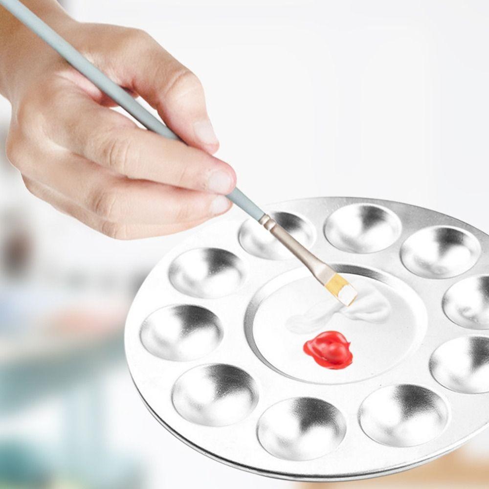 Metal Painting Color Palette 6/10/12 Wells Mixing Paint Tray Durable Art Paint Tray  School Office