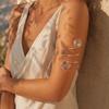 Adjustable Spiral Upper Arm Cuff Bracelet for Women, Boho Open Coil Arm Bangle Bracelet, Armband Jewelry for Festivals, Parties, Daily Wear