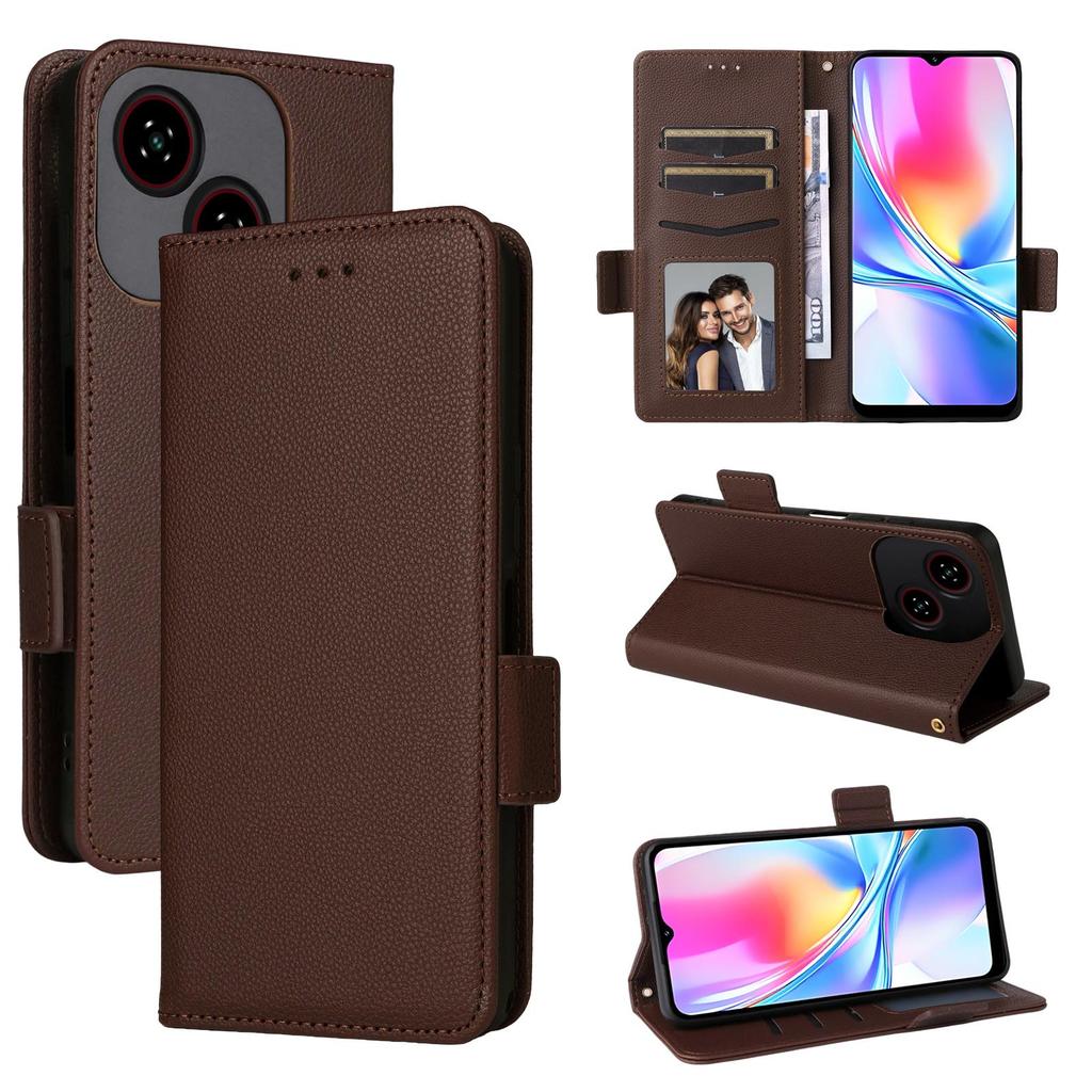 Flip-Cover für ZTE Blade A35E / Blade A35e, PU-Leder, Rundumschutz mit [RFID-Blockierung]