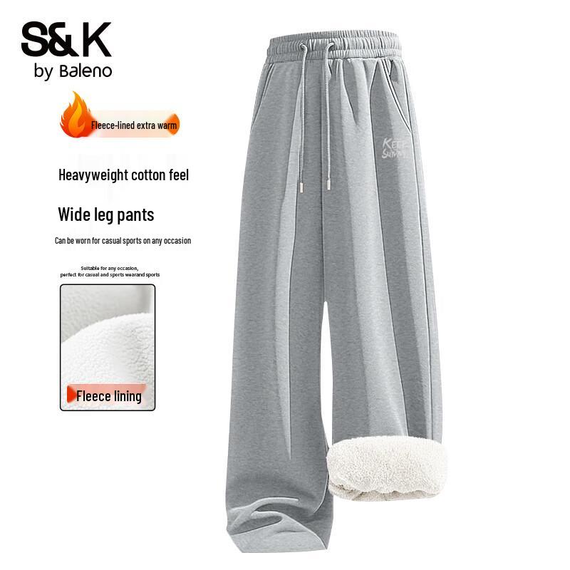 Baleno Men's S&K Heavyweight Fleece Lined Straight-Leg Casual Pants