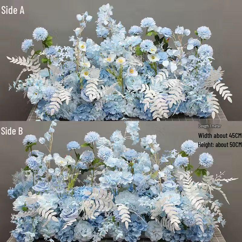 Stor Eukalyptus Silkesblomma Bordsdekoration för Bröllop