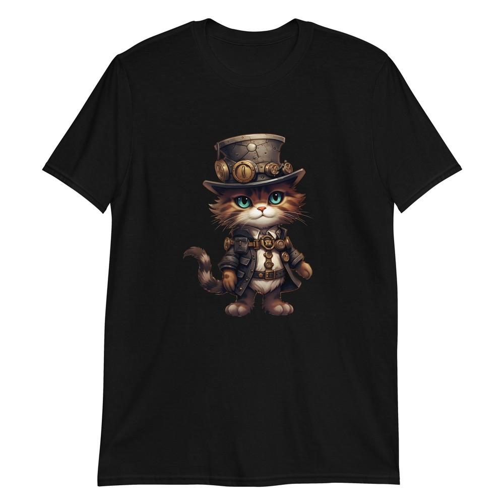 Steampunk Cat The Anime Elegance T-Shirt