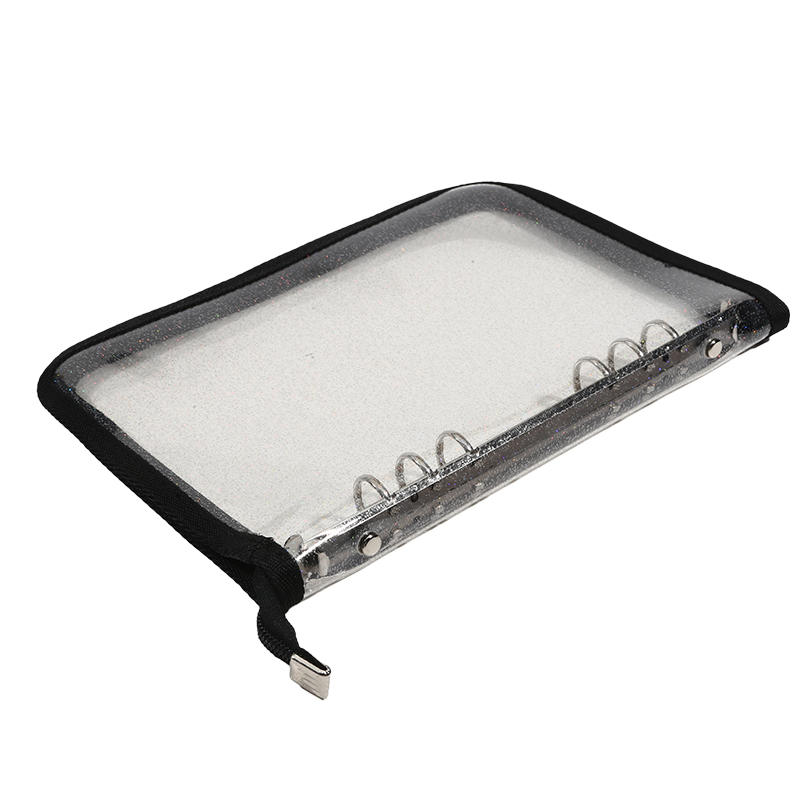 A5 6 Ring Binder Notebook with Zipper Pockets Photocard Holder Binder Sleeves Book Polaroid Small Card Photo Album