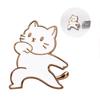 Koongloong Sticker Cat Car Emblem Cat 3D Cute Decoration Car